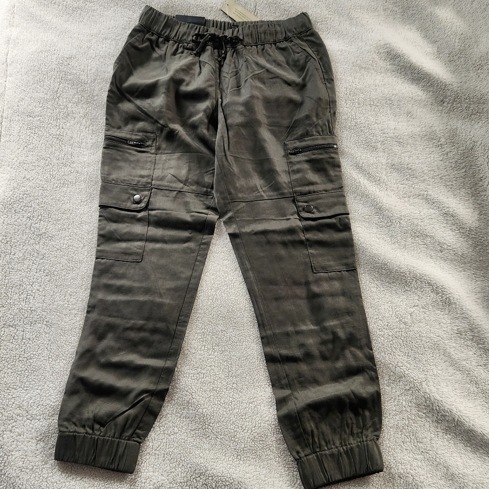 Banana Republic Olive Cargo Joggers